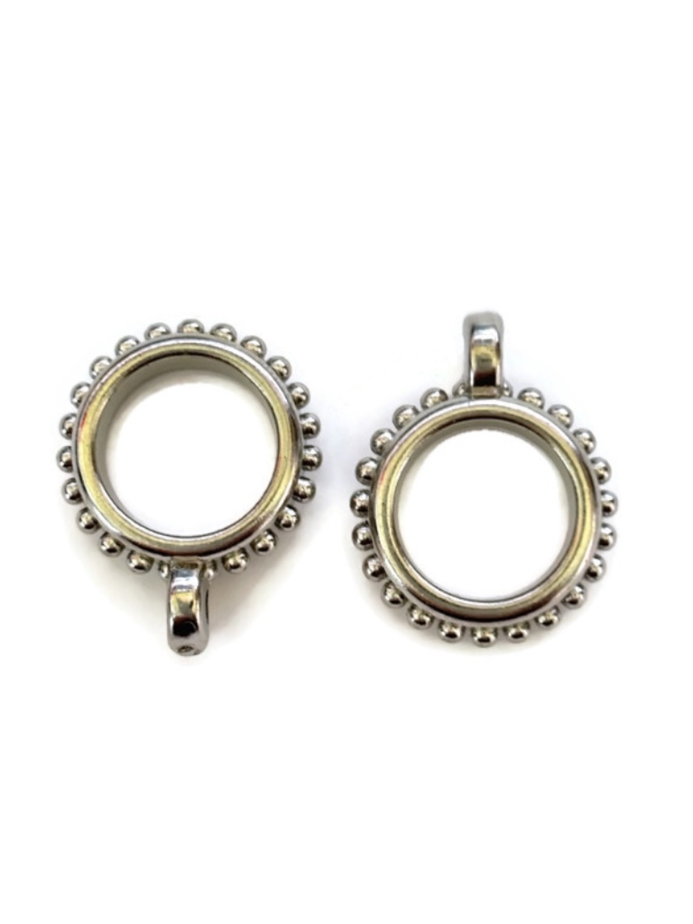 $1 Clearance Platinum CCB Lightweight Stippled Bails 20mm x 16mm (25)